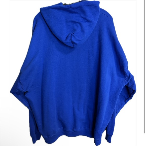 Hanes Men's Blue Hoodie Size 4XL - Picture 5 of 6